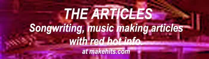 The acclaimed articles on music making, songwriting, producing