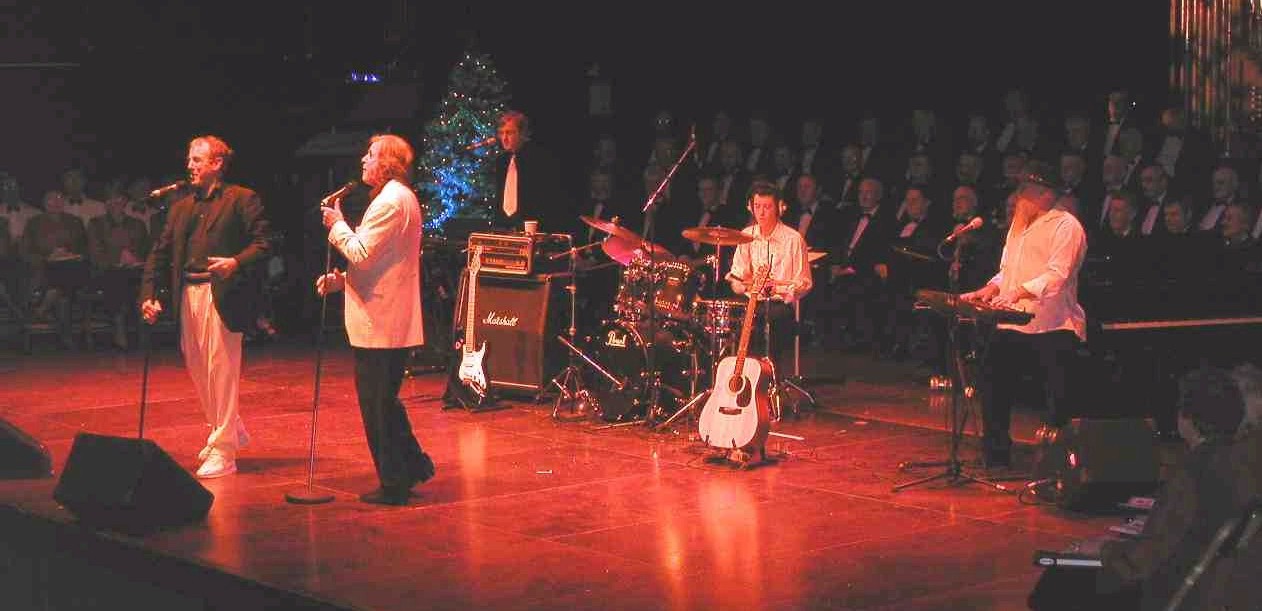 songwriting team at Queen Elizabeth Hall